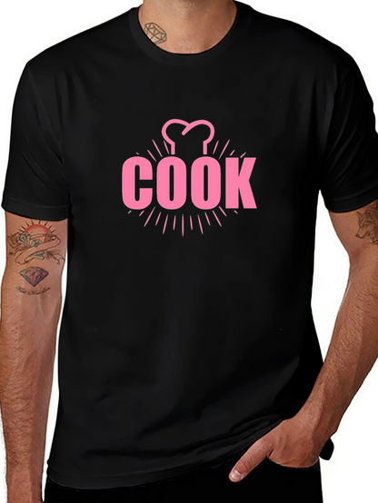 Chef Cook T-Shirt - Pink Design