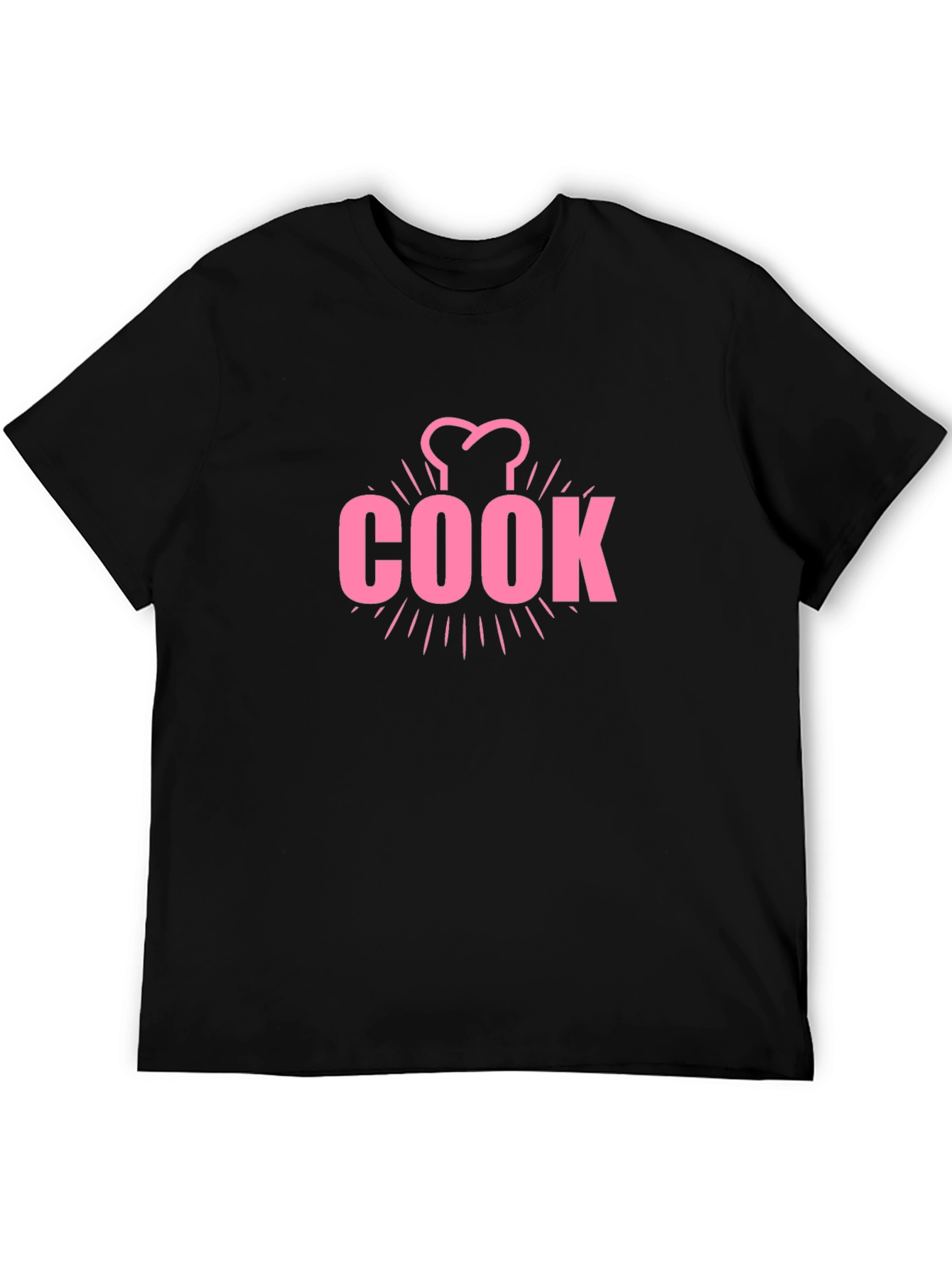 Chef Cook T-Shirt - Pink Design