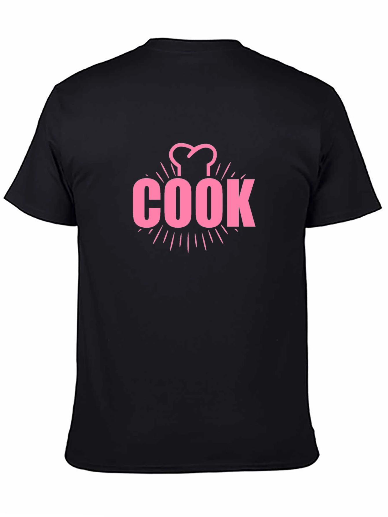 Chef Cook T-Shirt - Pink Design