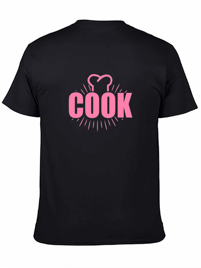 Chef Cook T-Shirt - Pink Design