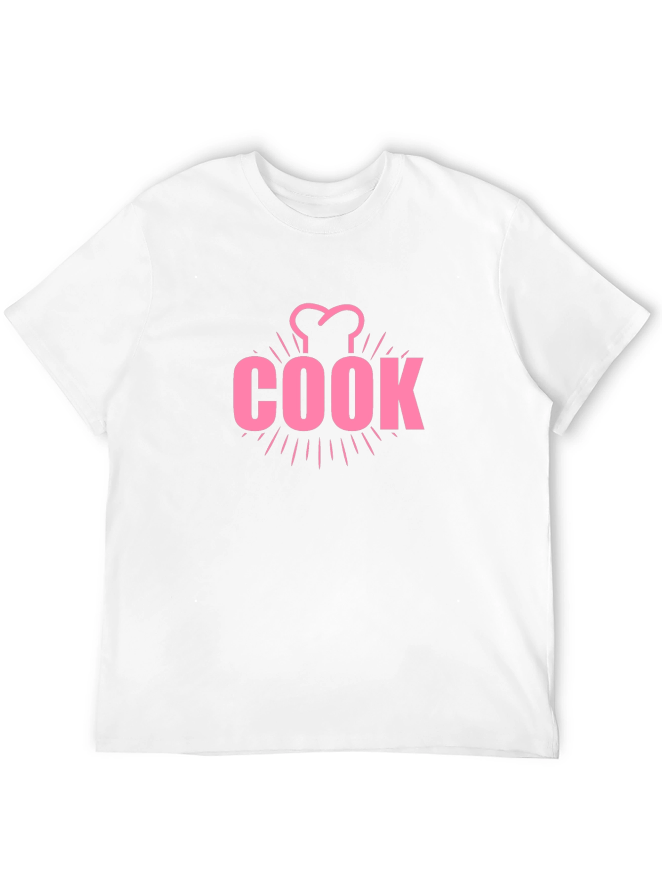 Chef Cook T-Shirt - Pink Design