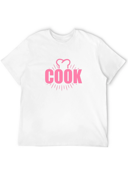 Chef Cook T-Shirt - Pink Design