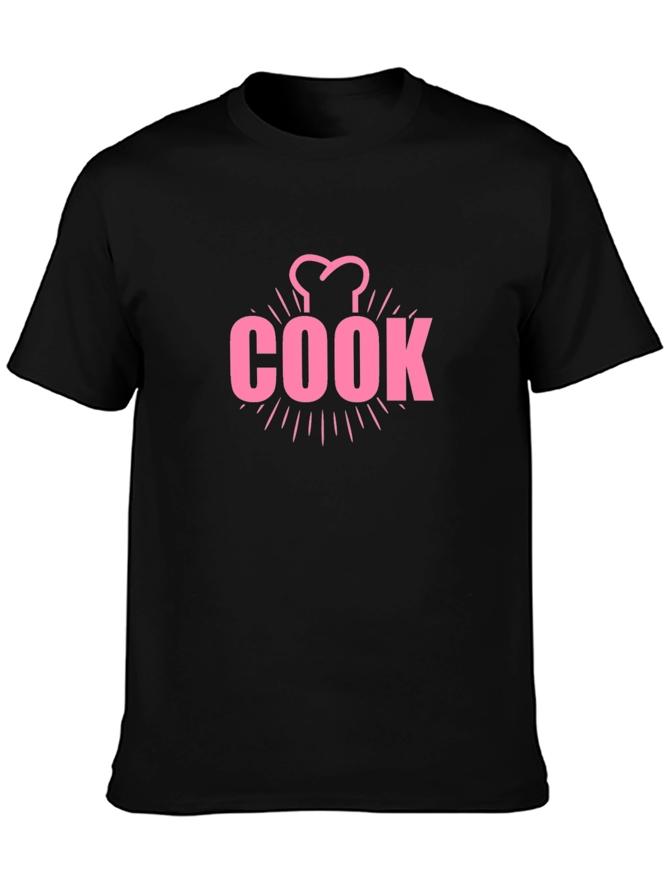 Chef Cook T-Shirt - Pink Design