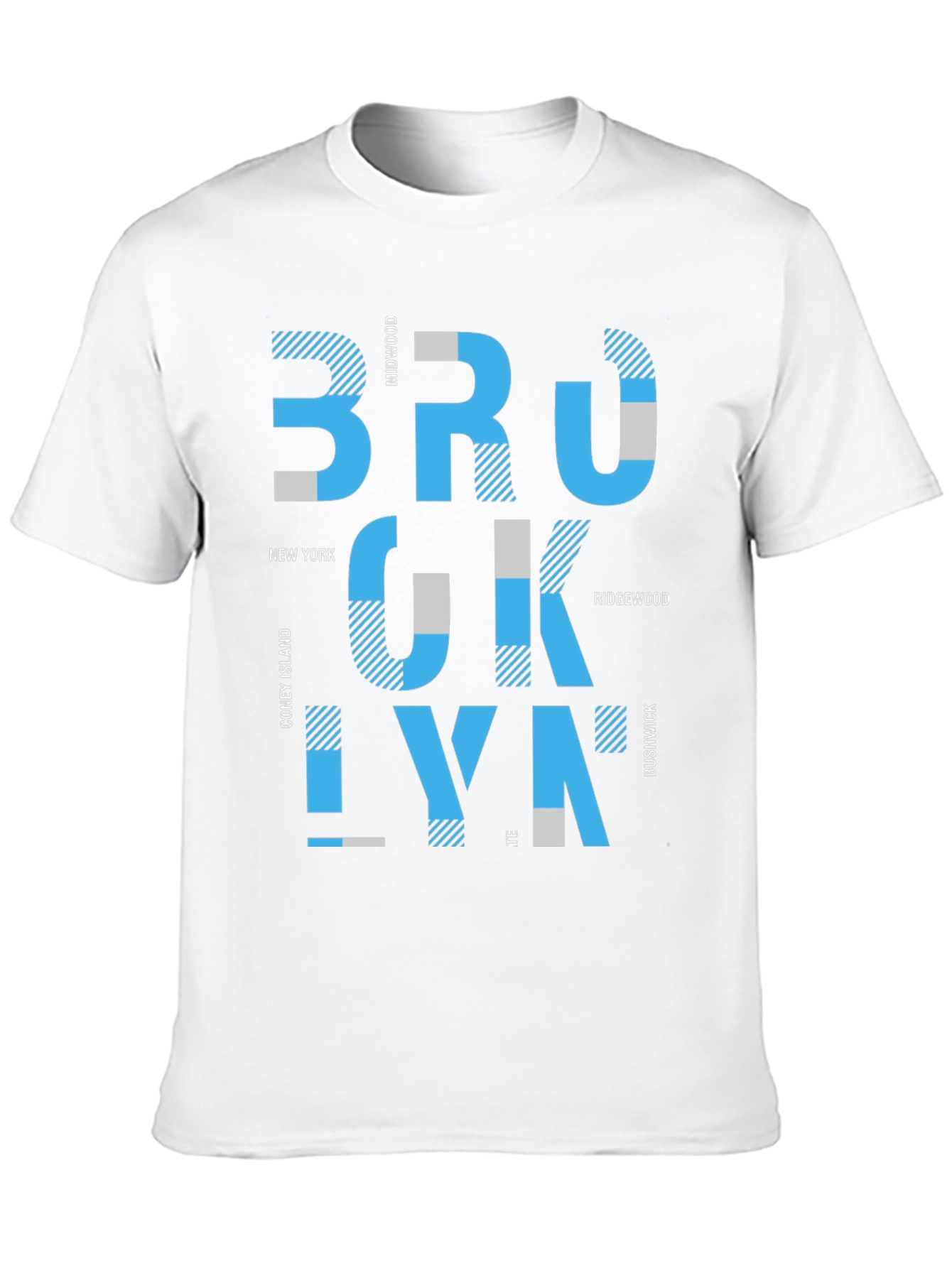 Brooklyn Graphic Print Mens Black T-Shirt