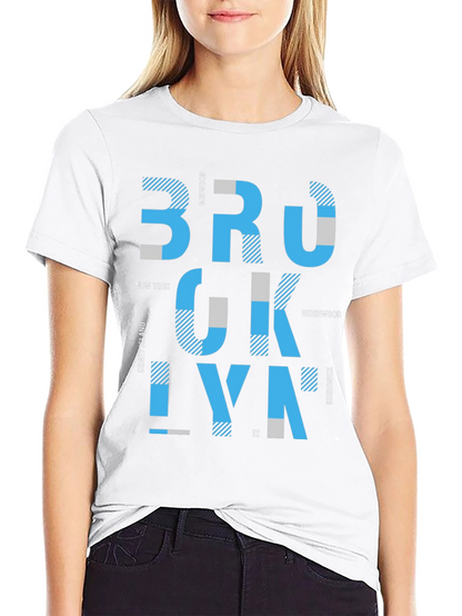 Brooklyn Graphic Print Mens Black T-Shirt