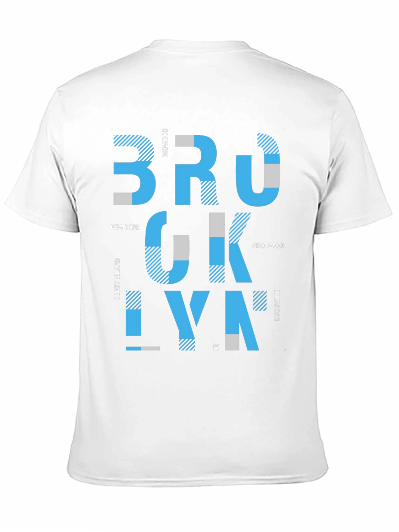 Brooklyn Graphic Print Mens Black T-Shirt
