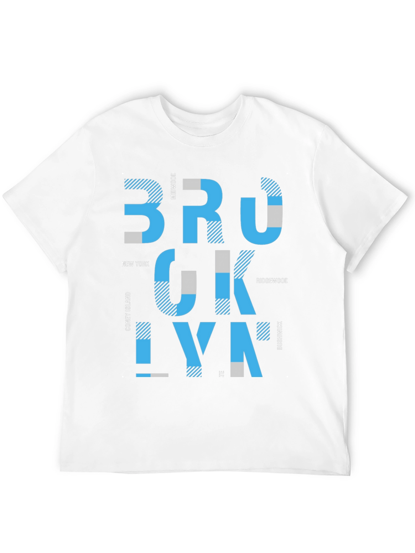 Brooklyn Graphic Print Mens Black T-Shirt