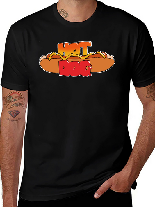 Hot Dog Graphic Print Tee