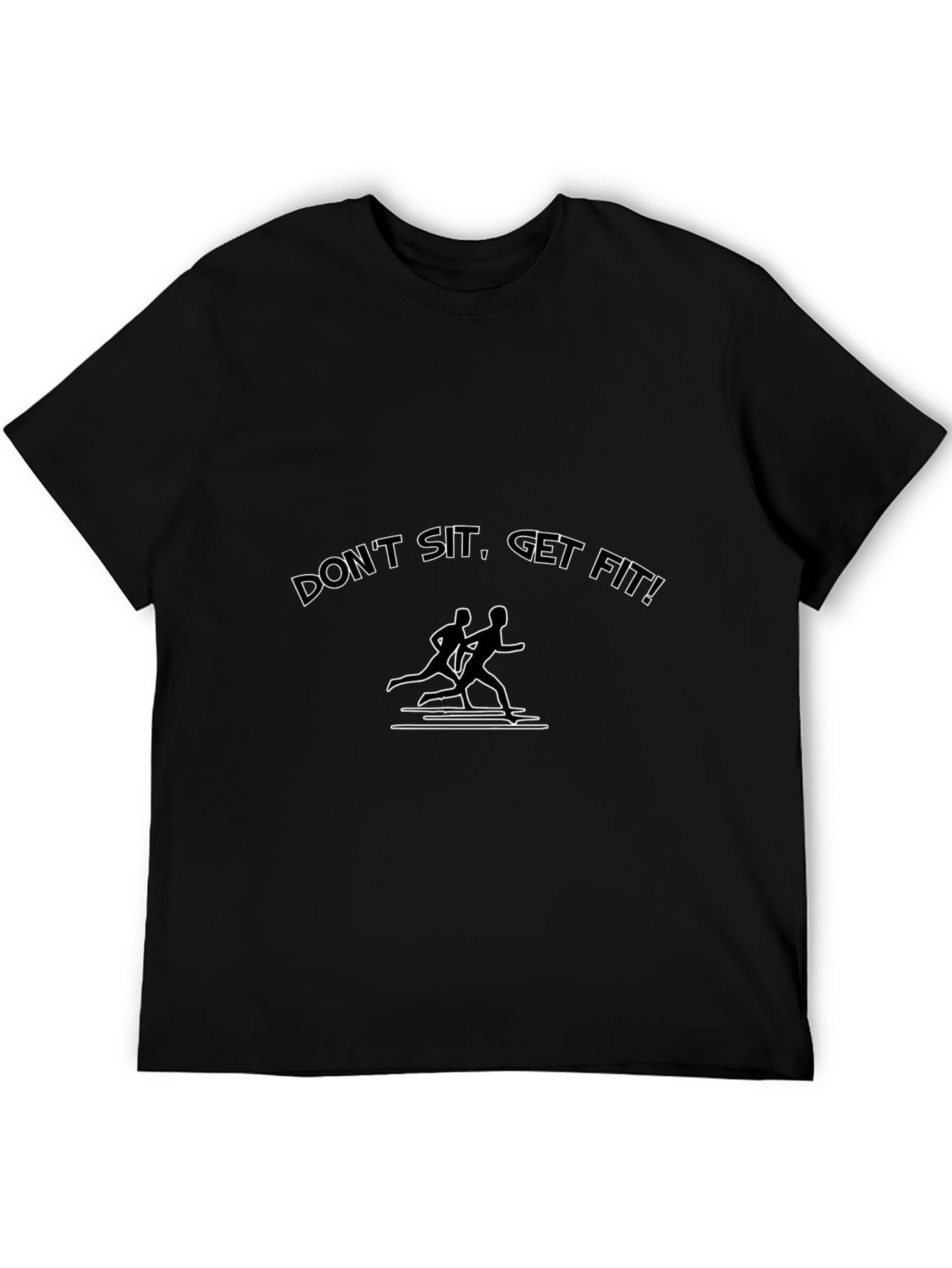 Get Fit Black T-Shirt