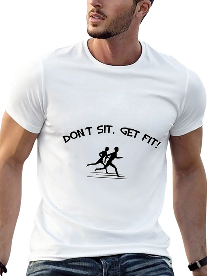 Get Fit Black T-Shirt