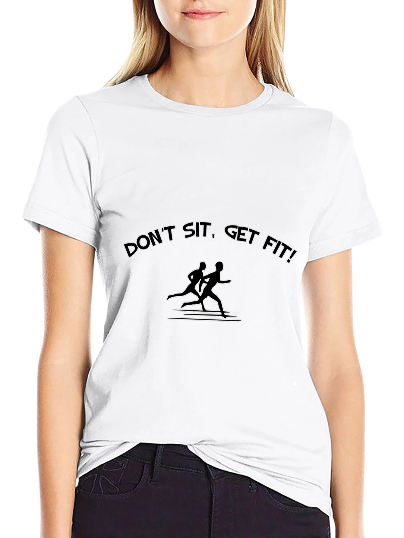 Get Fit Black T-Shirt