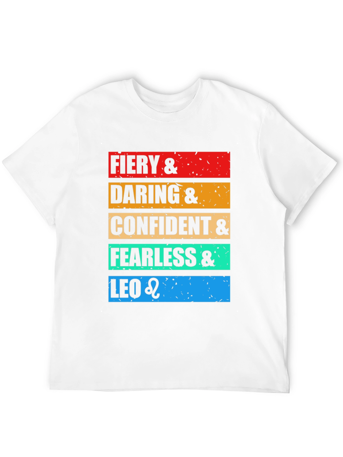 Fiery Leo Zodiac Graphic T-Shirt