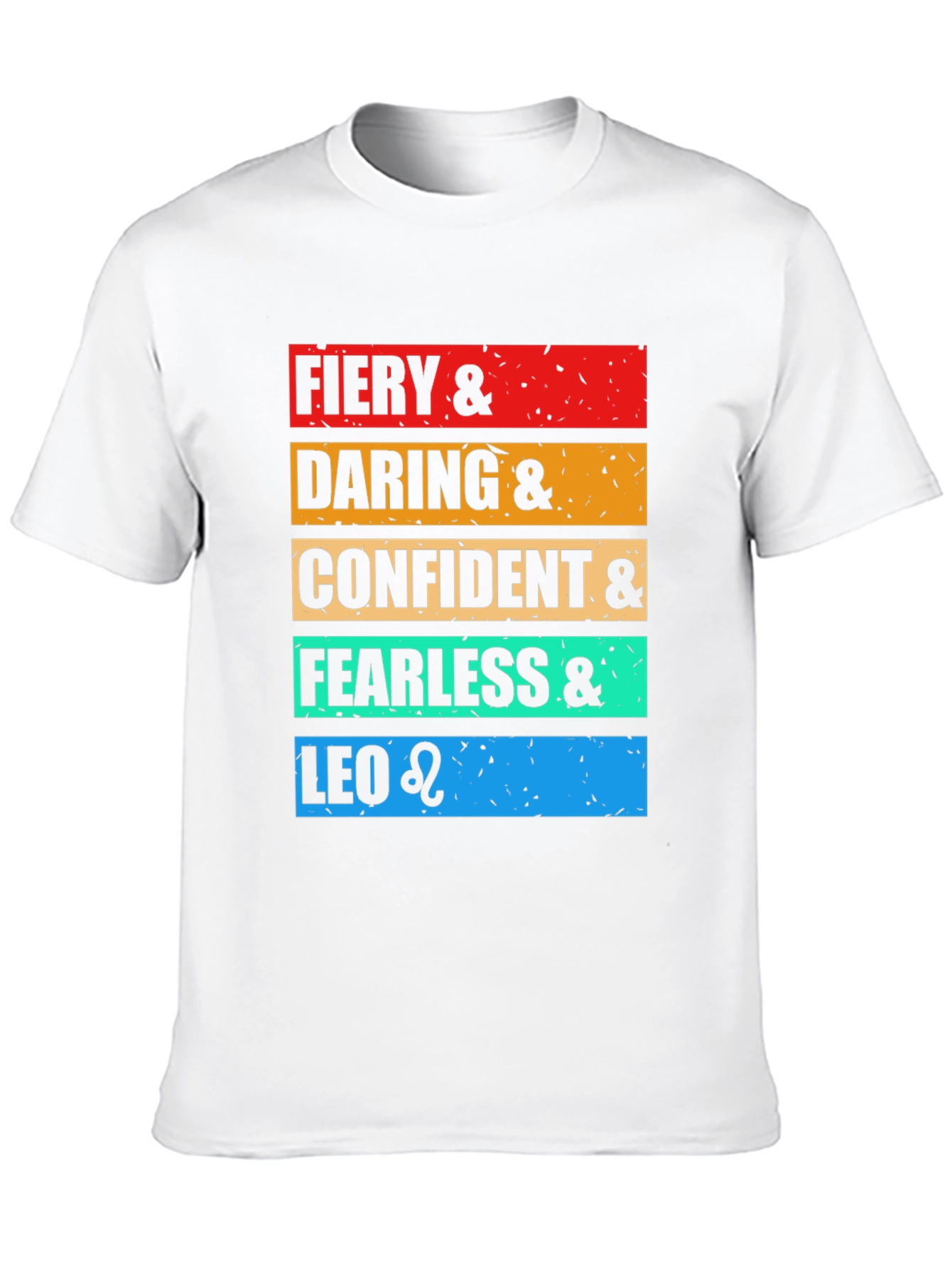 Fiery Leo Zodiac Graphic T-Shirt