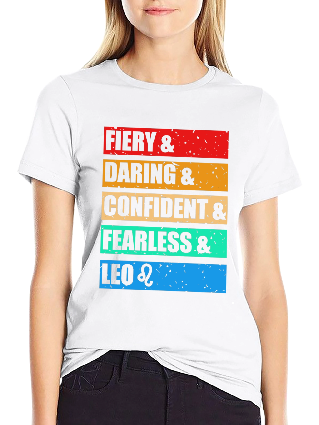 Fiery Leo Zodiac Graphic T-Shirt