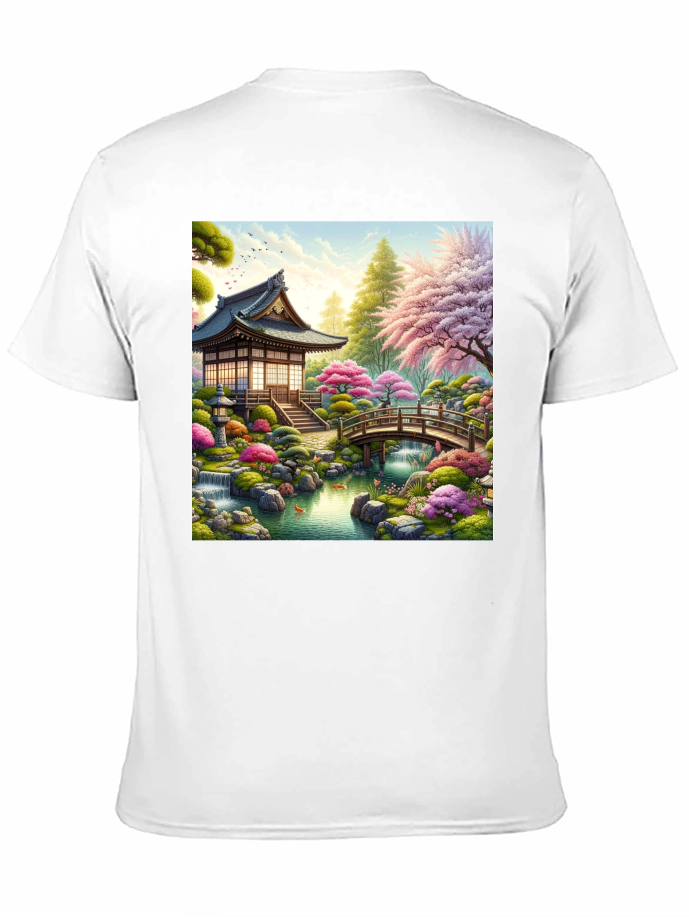 Zen Garden Temple Graphic T-Shirt
