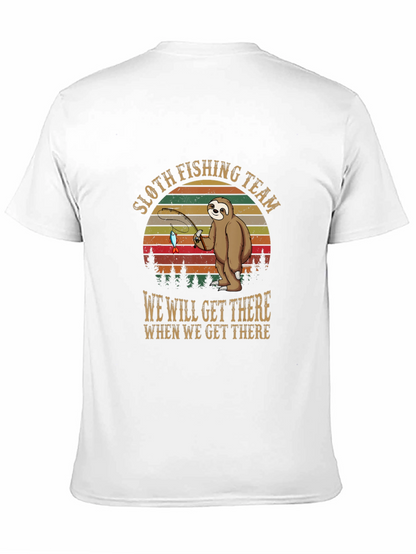 Sloth Fishing Team T-Shirt: Funny & Unique Design