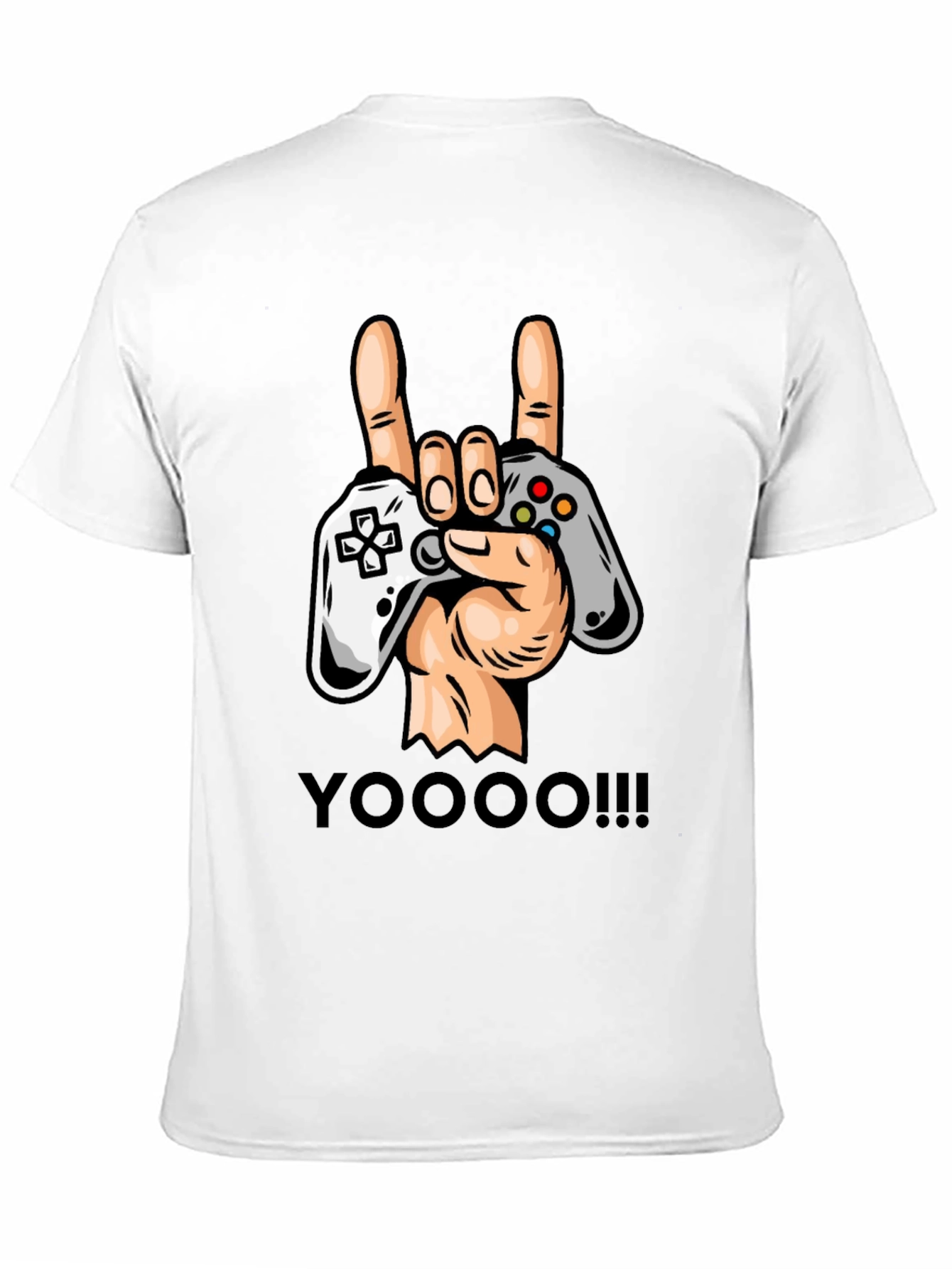 Gamers Rock On T-Shirt - Controller Graphic Tee