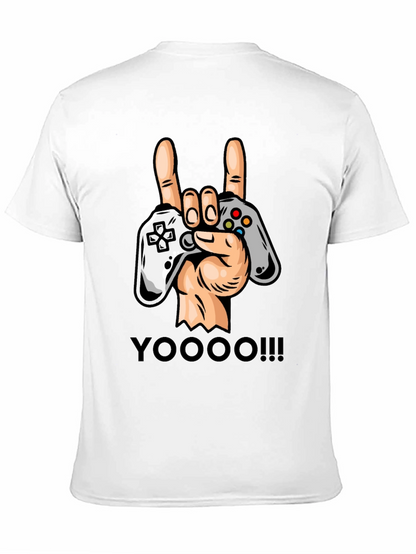 Gamers Rock On T-Shirt - Controller Graphic Tee
