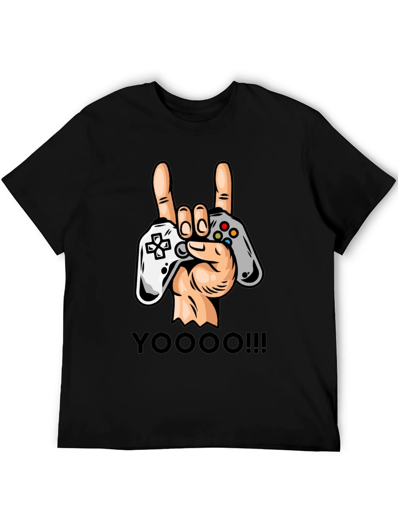 Gamers Rock On T-Shirt - Controller Graphic Tee