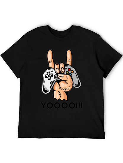 Gamers Rock On T-Shirt - Controller Graphic Tee