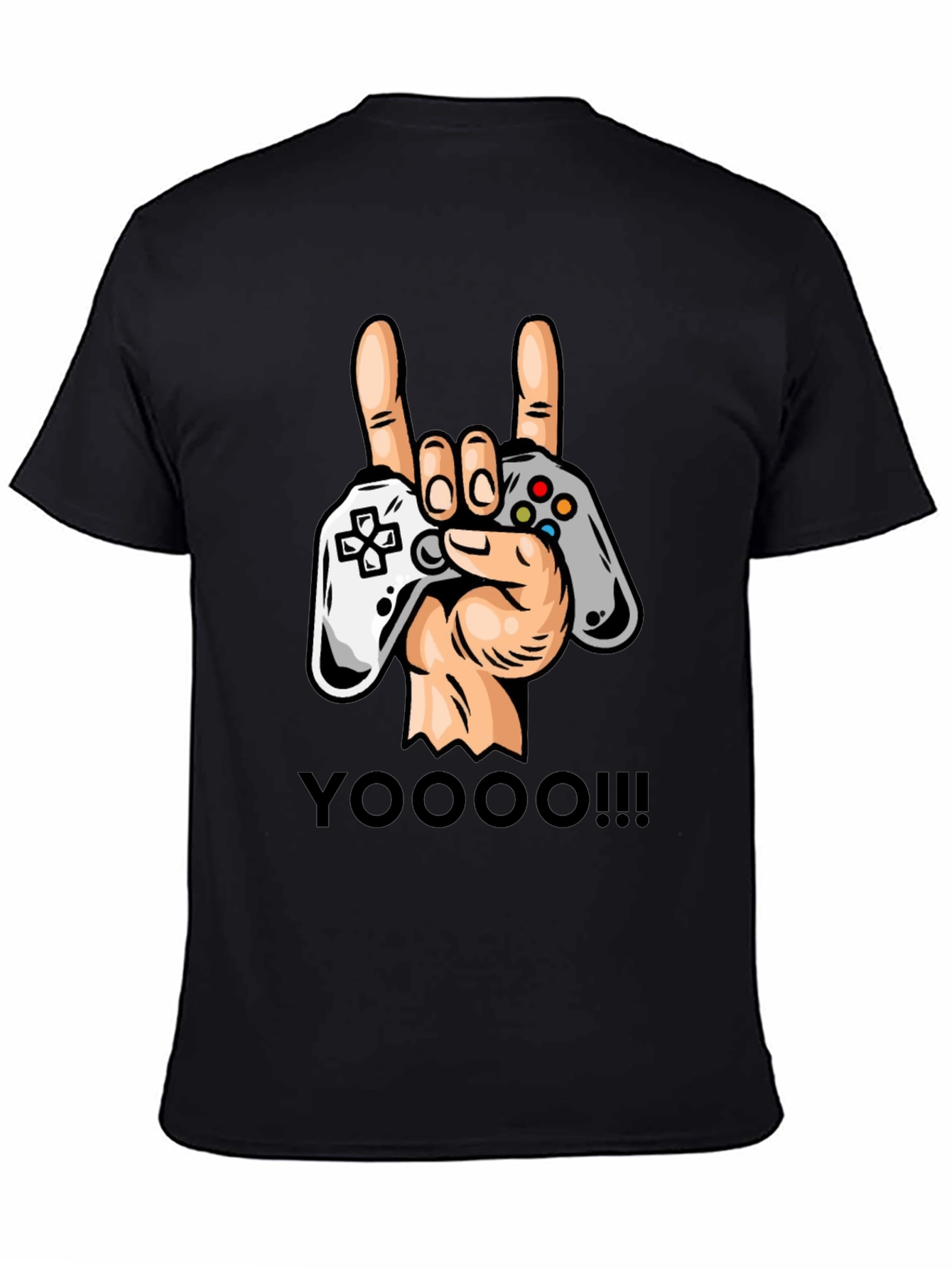 Gamers Rock On T-Shirt - Controller Graphic Tee