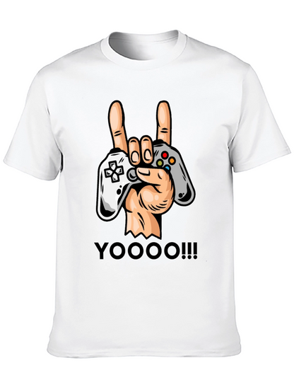 Gamers Rock On T-Shirt - Controller Graphic Tee