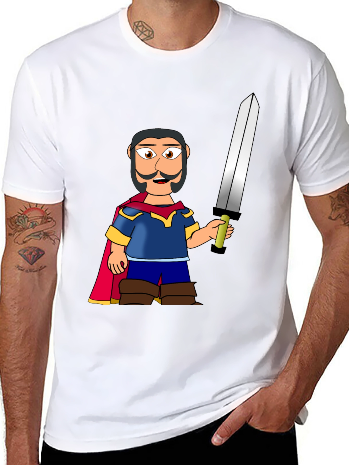 Cartoon Knight T-Shirt