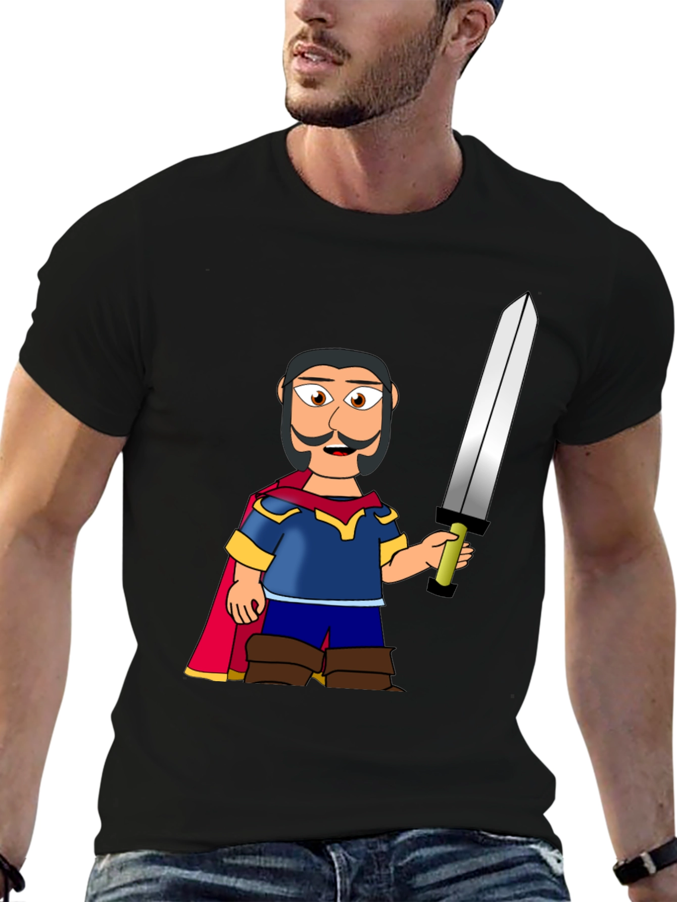 Cartoon Knight T-Shirt
