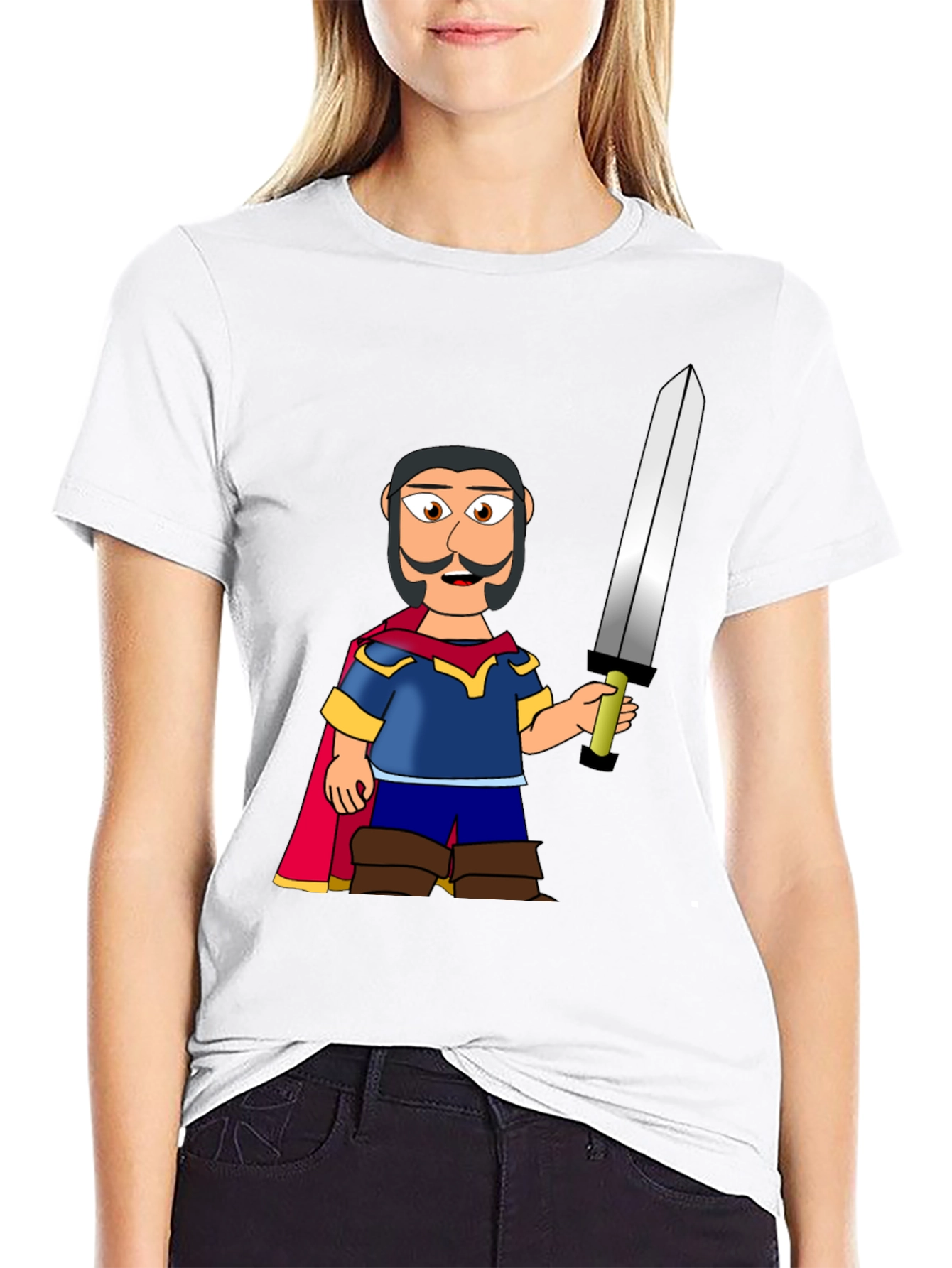 Cartoon Knight T-Shirt