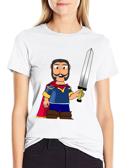 Cartoon Knight T-Shirt
