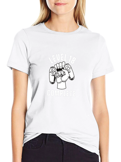 Level 18 Complete Gamer T-Shirt - Birthday Gift