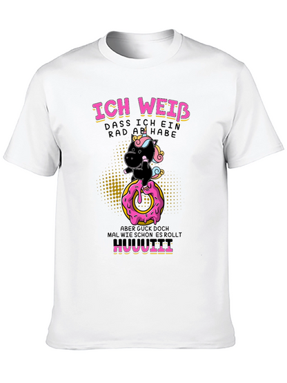 Funny Unicorn Donut Humor T-Shirt
