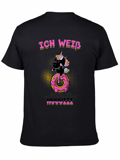 Funny Unicorn Donut Humor T-Shirt
