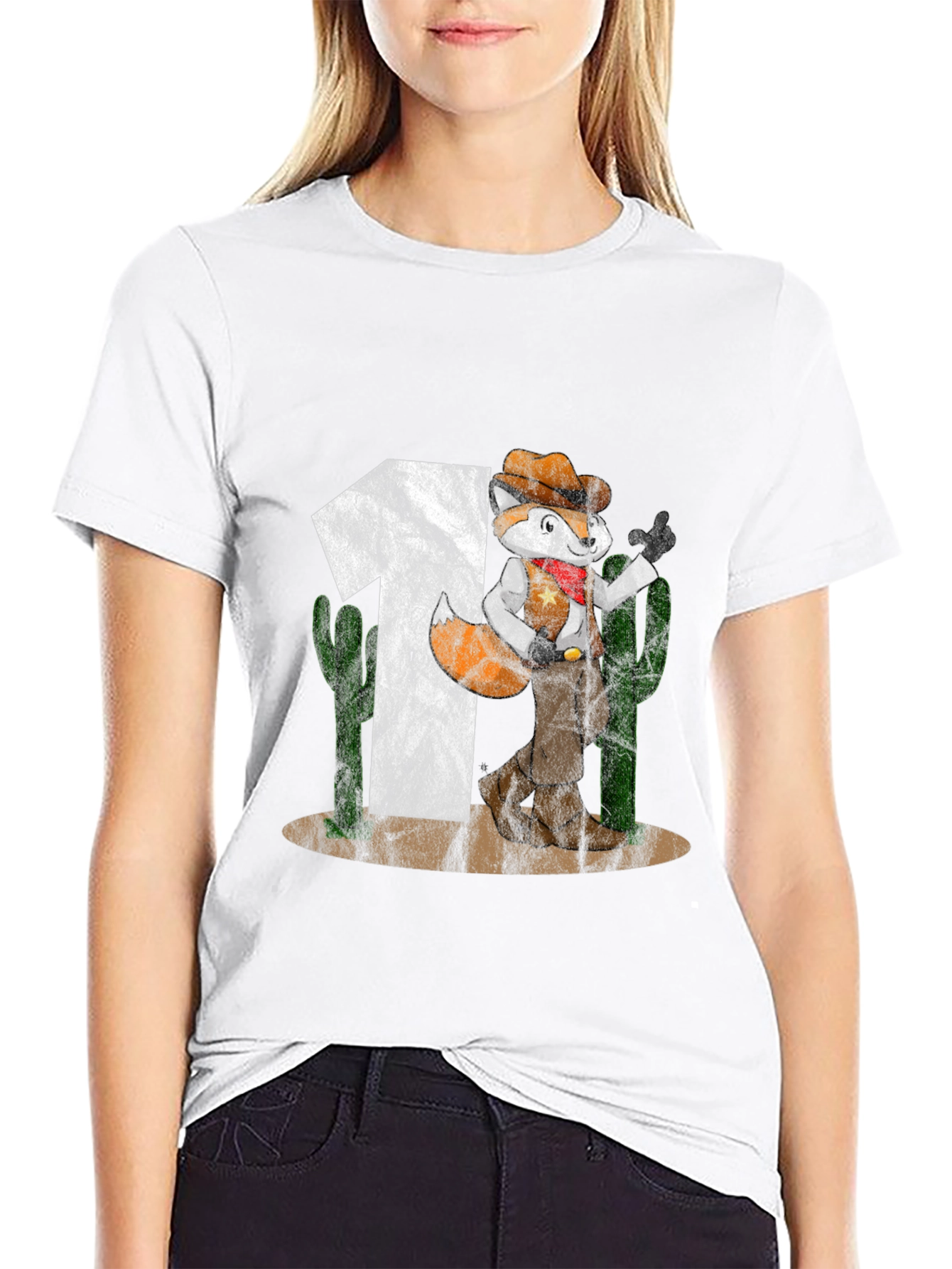 Cowboy Fox Graphic Tee
