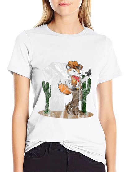 Cowboy Fox Graphic Tee