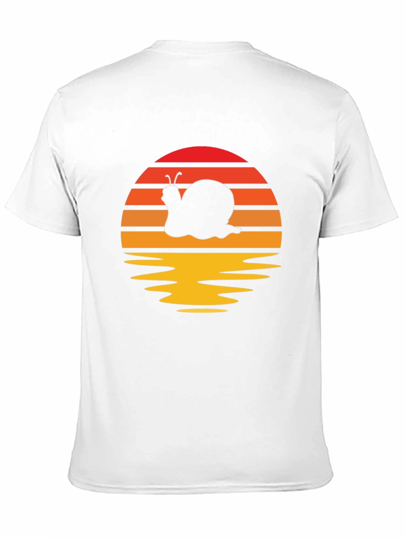 Retro Snail Silhouette Graphic T-Shirt