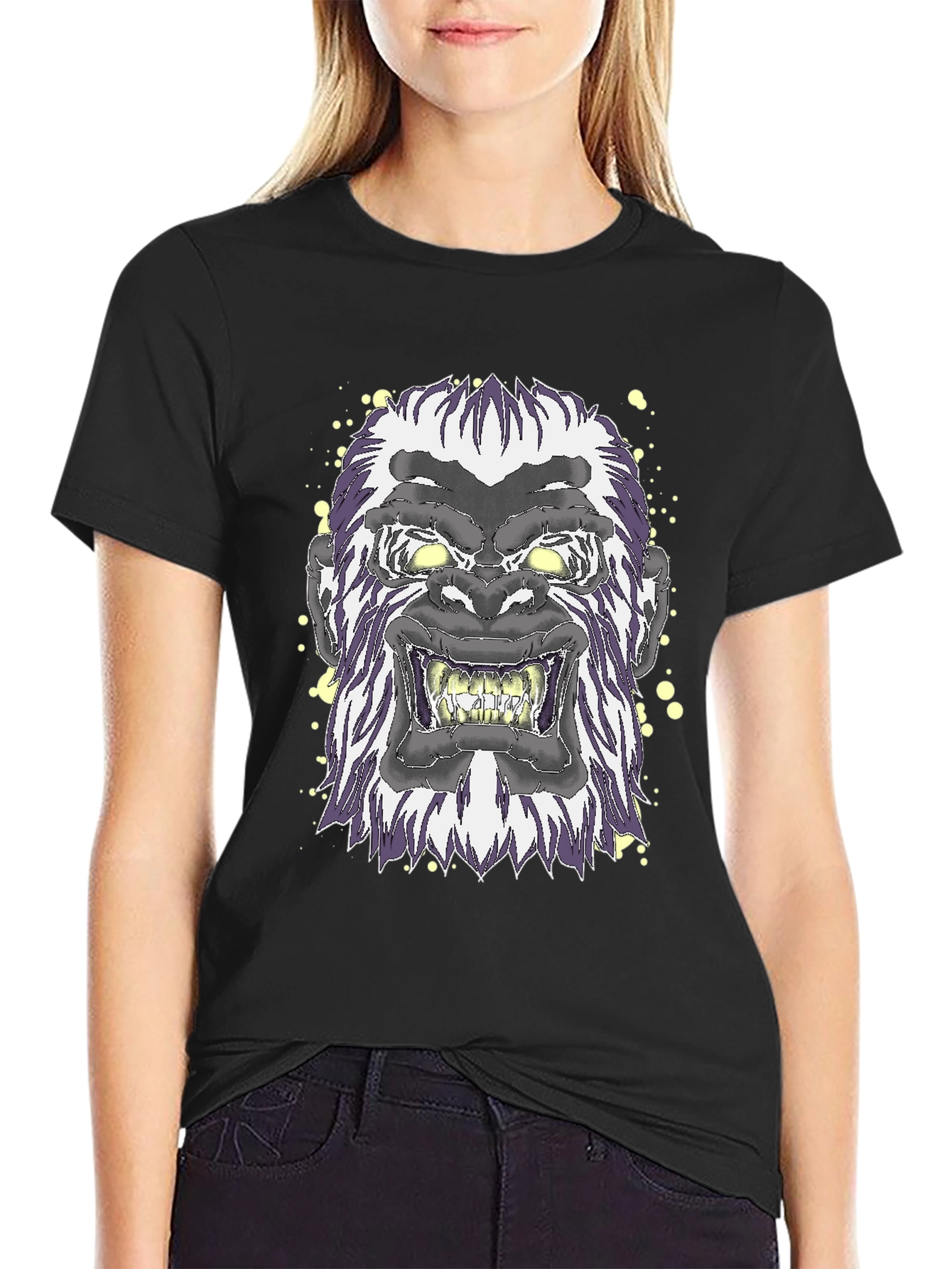 Gorilla Graphic Black T-Shirt