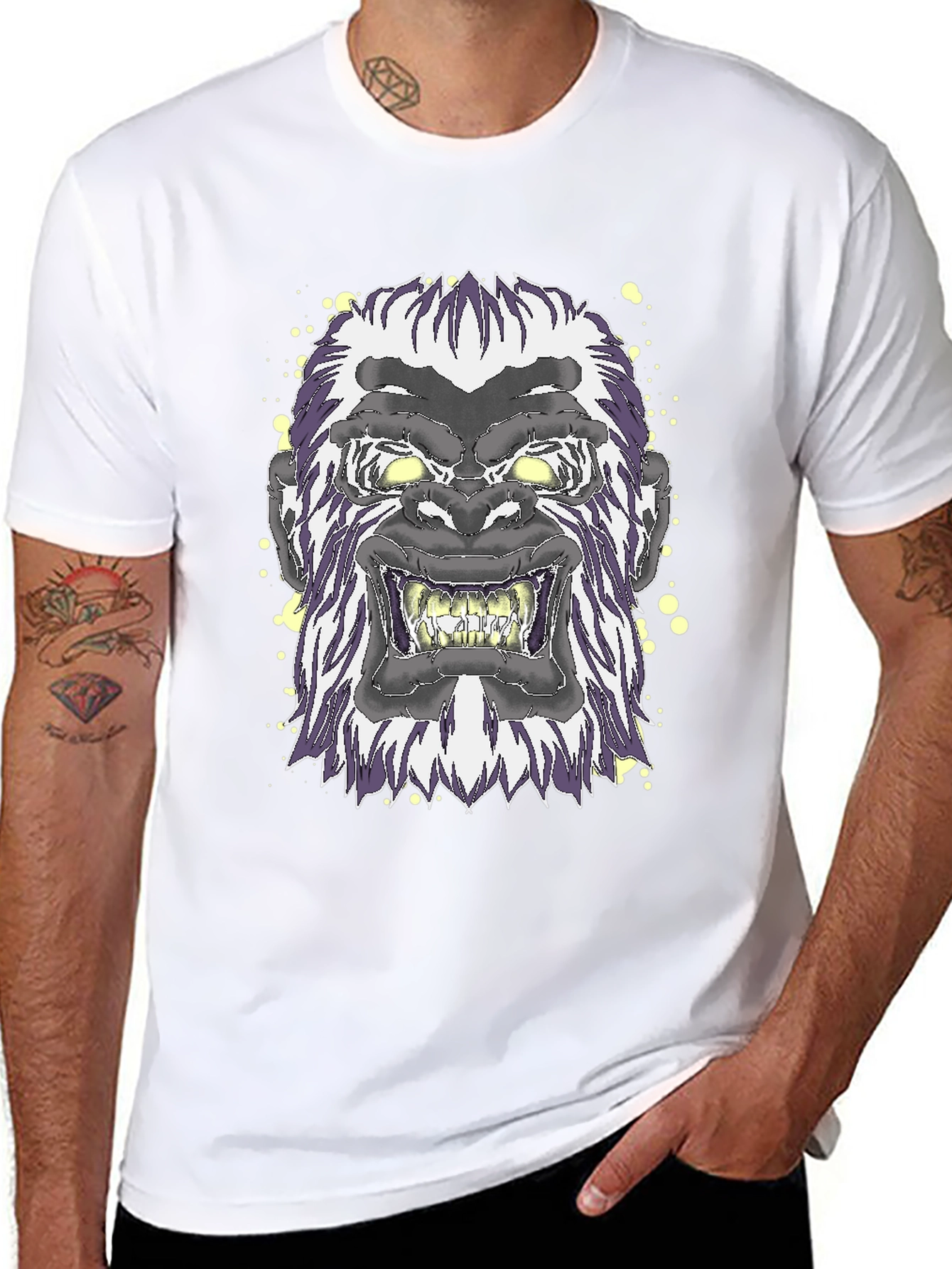 Gorilla Graphic Black T-Shirt