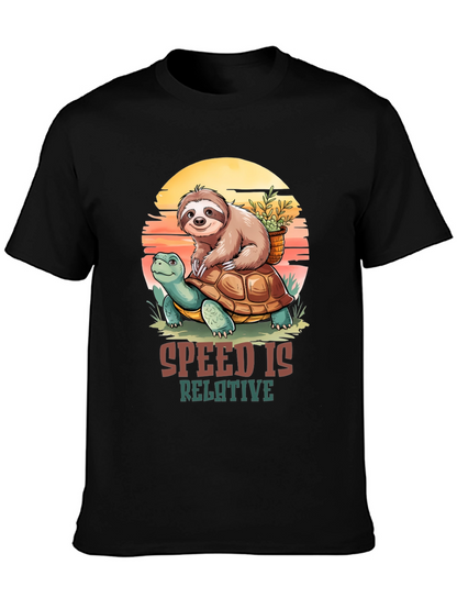 Sloth Turtle Speed is Relative T-Shirt