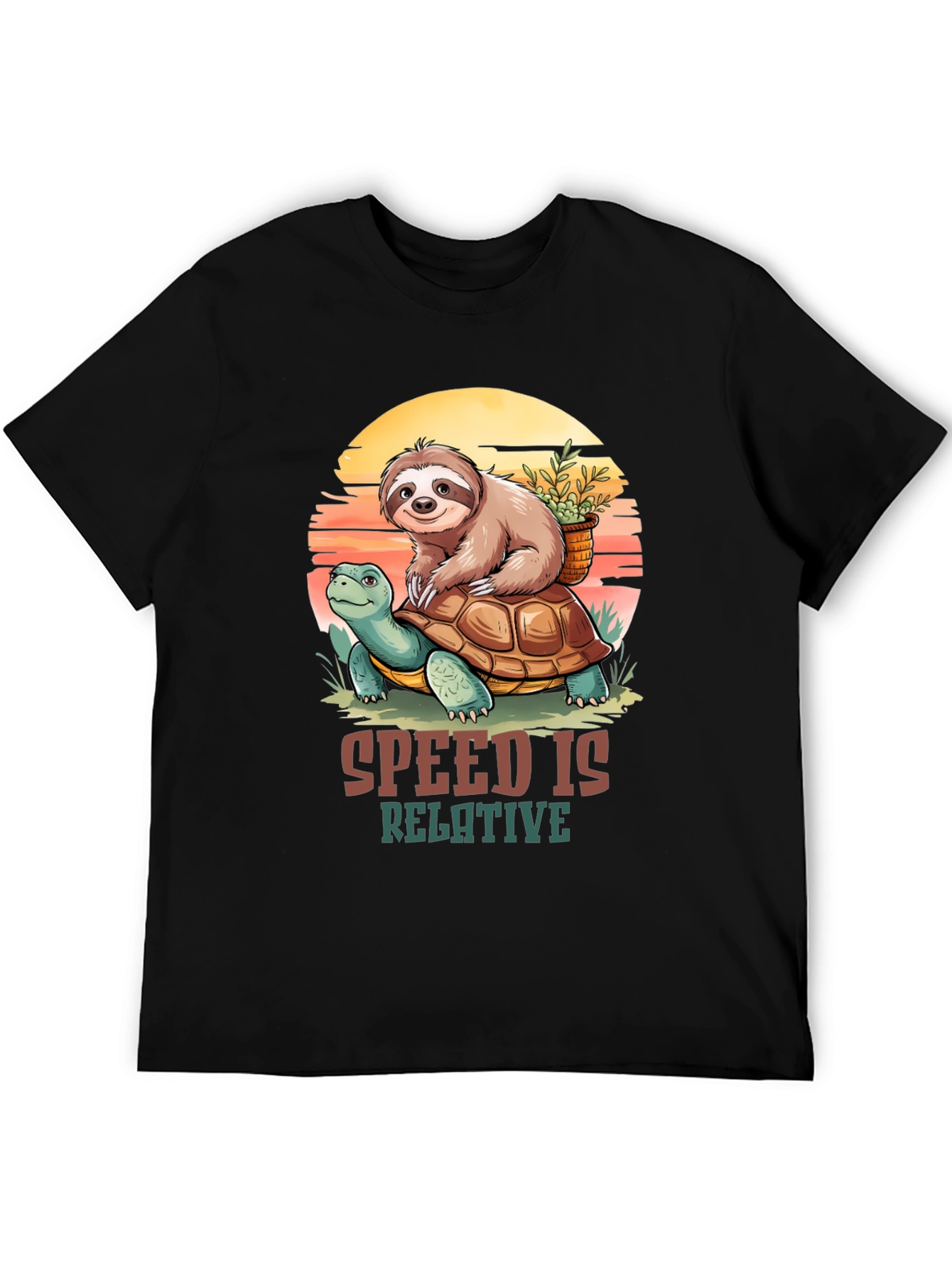Sloth Turtle Speed is Relative T-Shirt