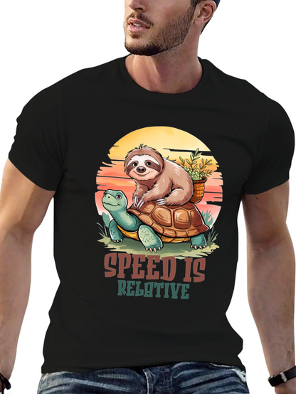 Sloth Turtle Speed is Relative T-Shirt