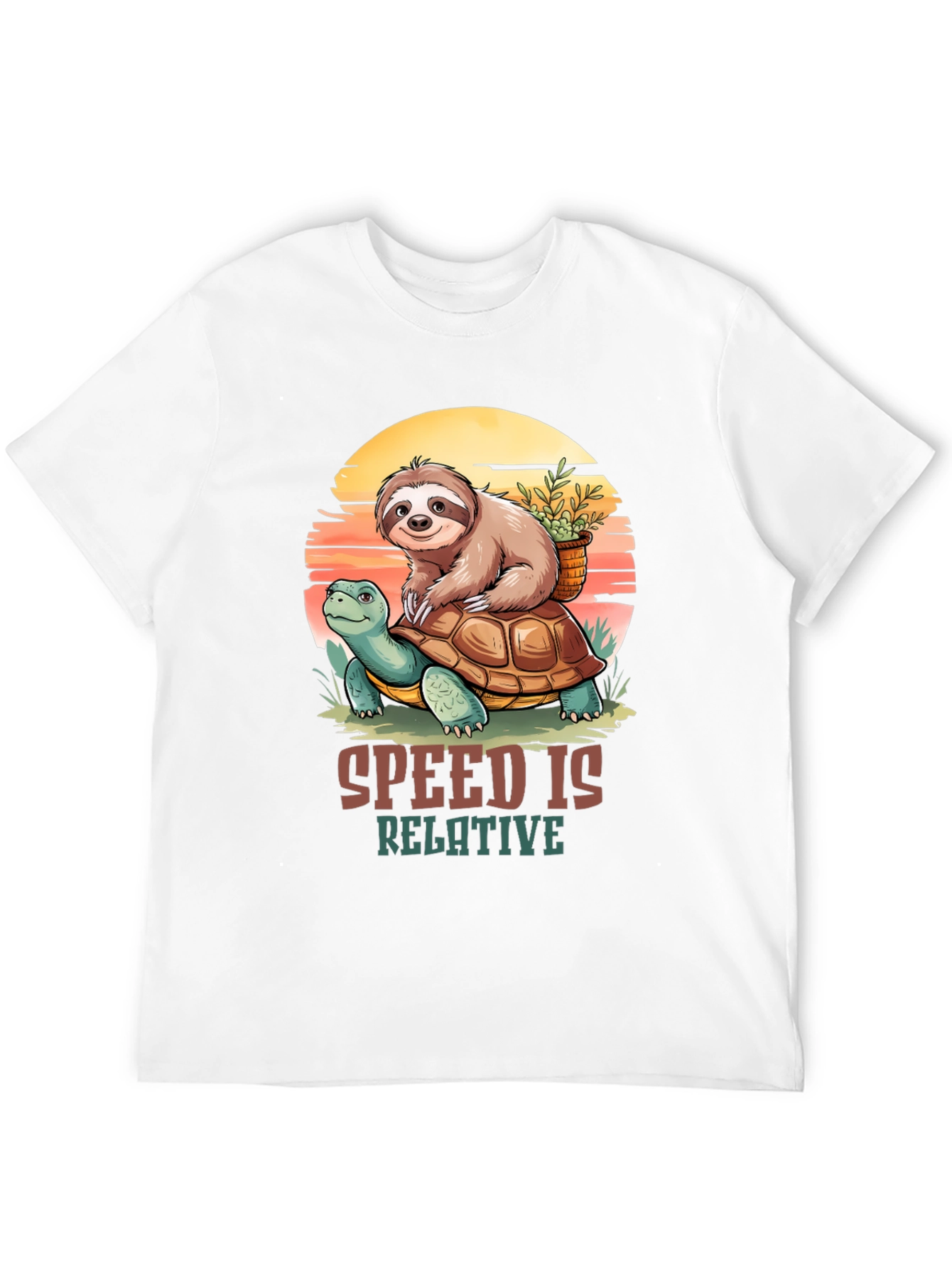 Sloth Turtle Speed is Relative T-Shirt