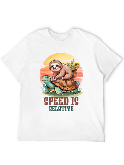 Sloth Turtle Speed is Relative T-Shirt