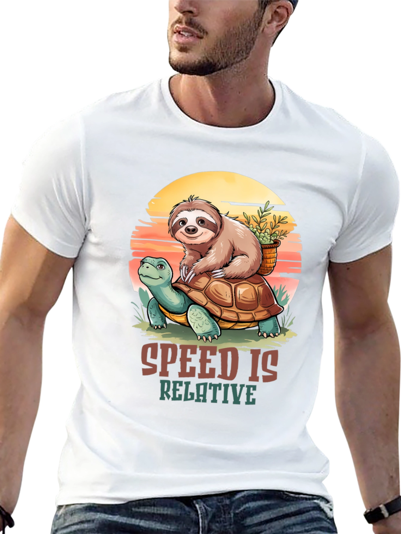 Sloth Turtle Speed is Relative T-Shirt