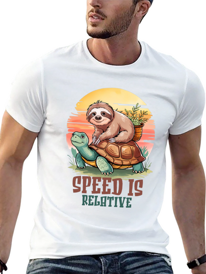 Sloth Turtle Speed is Relative T-Shirt