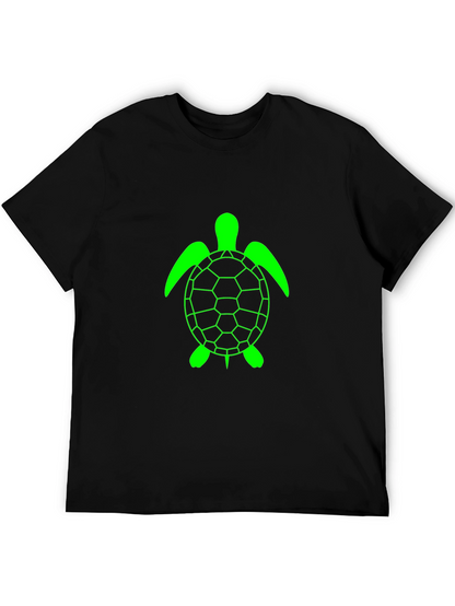 Black Turtle Graphic Tee - Casual Comfort