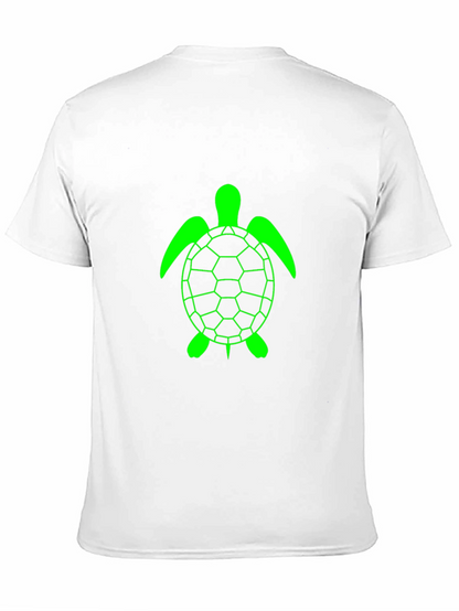 Black Turtle Graphic Tee - Casual Comfort