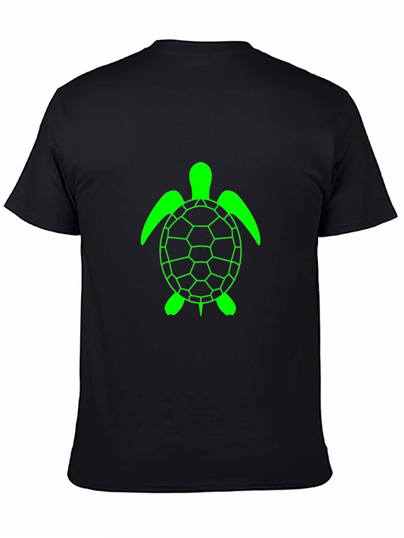 Black Turtle Graphic Tee - Casual Comfort
