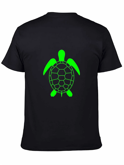 Black Turtle Graphic Tee - Casual Comfort