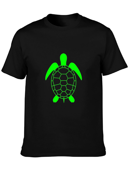 Black Turtle Graphic Tee - Casual Comfort